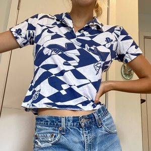 Vintage Ferragamo collared tee